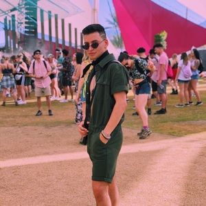 BoohooMAN Army green Jumpsuit